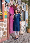 Crazy Vol 6 By AF Knot Work Viscose Rayon Designer Kurtis Wholesale Price In Surat	